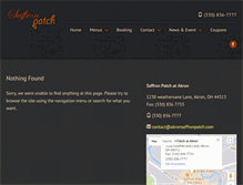 Tablet Screenshot of akronsaffronpatch.com